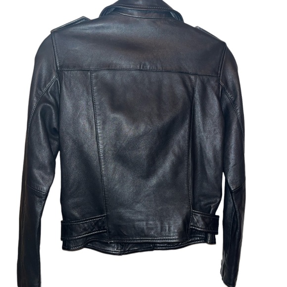 NWOT All Saints Balfern leather biker jacket 
Size US 4 - Picture 10 of 13